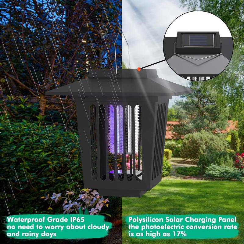 ☀️ Solar Mosquito Zapper | 2-in-1 Bug Killer & Yard Light 🦟