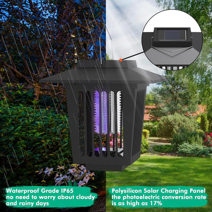 ☀️ Solar Mosquito Zapper | 2-in-1 Bug Killer & Yard Light 🦟